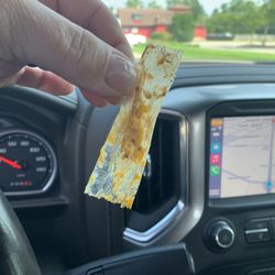 McDonald's - I think is was the paper from in between the cheese slices, well that's what I'm telling myself.