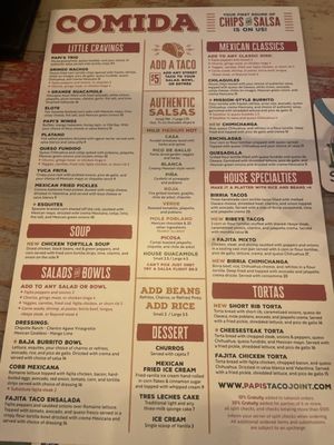 Menu photo 2 Papi's Tacos Towson, MD
