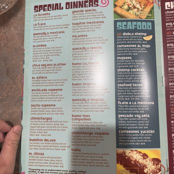 Panchitos - Menu - Mexican Near Me - Loris, South Carolina