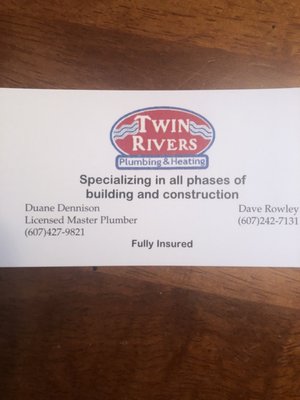 Twin Rivers Plumbing & Heating Logo