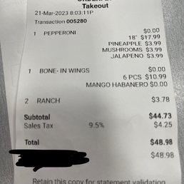 Receipt