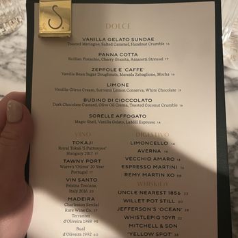 Sorelle - Dessert menu - Italian Near Me - Charleston, South Carolina Sorelle - Dessert menu - Italian Near Me - Charleston, South Carolina
