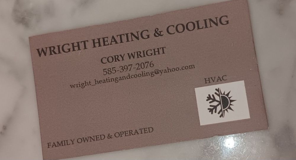 Slide of Wright heating and cooling
