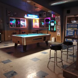 Bachelors Bar & Grill - Main bar area and a second pool table