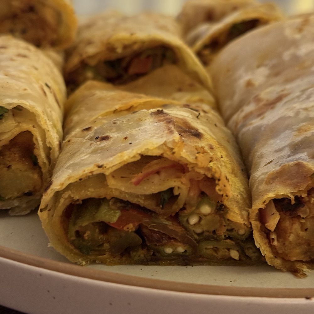 Okra roll Okra roll