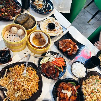 Xing Yun - a table full of asian food - Chinese Near Me - Kelowna, British Columbia