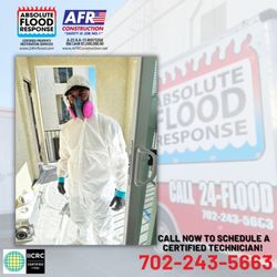 Absolute Flood Response - Our certified technician Manny is geared up in PPE and ready to tackle any challenges - be it Floods, Water Damage, Mold, or Fire Damage.