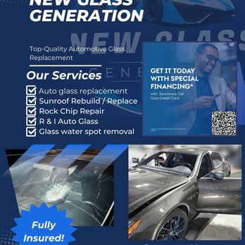 New Glass Generation - Get your windshield replaced today with no interest payments financing - Auto Glass Services Near Me New Glass Generation - Get your windshield replaced today with no interest payments financing - Auto Glass Services Near Me