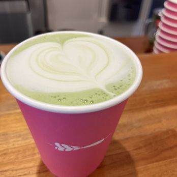 Dart Coffee Co - Maple matcha latte with oat milk - Coffee Roasteries Near Me - Santa Barbara, California