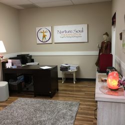 Nurture Soul Therapeutics Center - Inviting reception area and warm atmosphere.