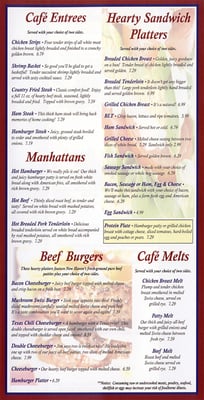 Menu photo 6 Rich's Cafe New Haven, IN