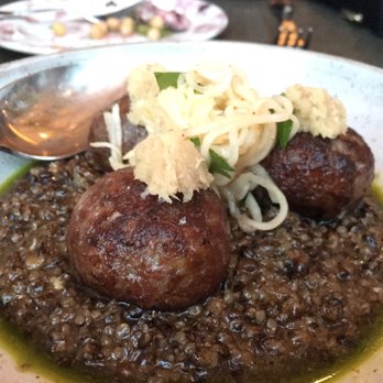 Bateau - Meatballs! Not my favorite item on our spectacular preset menu but dang good - Steakhouses Near Me - Seattle, Washington Bateau - Meatballs! Not my favorite item on our spectacular preset menu but dang good - Steakhouses Near Me - Seattle, Washington