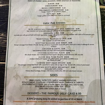 Johnnie MacCrackens Celtic Pub - Menu - Pubs Near Me - Marietta, Georgia Johnnie MacCrackens Celtic Pub - Menu - Pubs Near Me - Marietta, Georgia