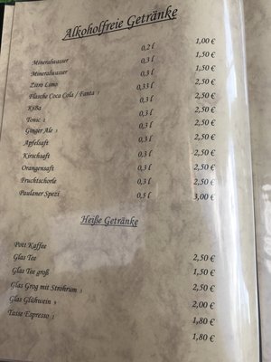 Menu photo 1 Sophienstübl Jena, TH