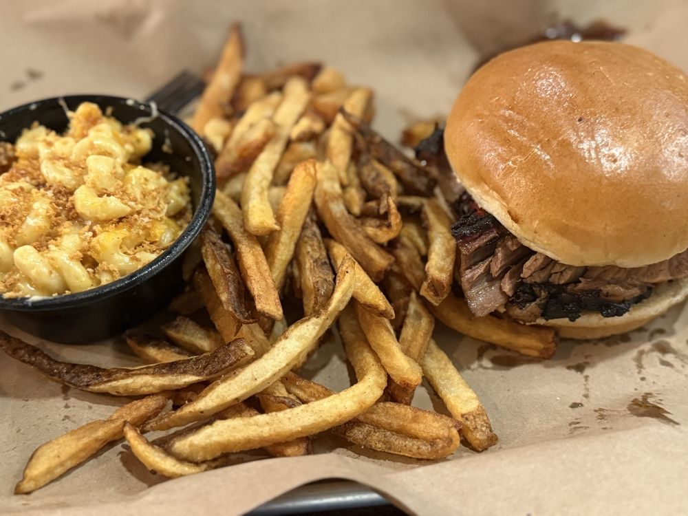 Food from Mission BBQ