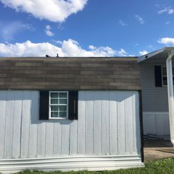 Orviston Bible Church - My new shed roof, thanks Pastor Karl Steele!