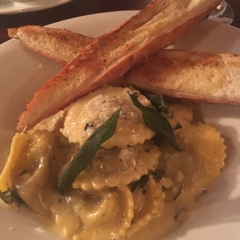 Elephant & Castle - Mushroom ravioli - British Near Me - Washington, DC, District of Columbia