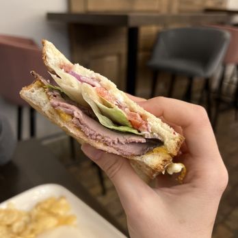 Two Shades Cafe - Roast Beef Panini - Cafes Near Me - Chicago, Illinois