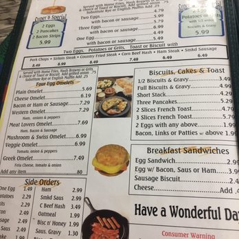 Eagle Lake Family Diner - Menu - Breakfast & Brunch Near Me - Eagle Lake, Florida