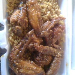 Sticky chicken!