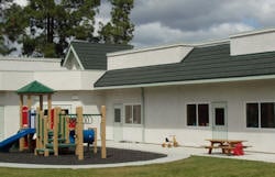Slide of Vertical Roofing