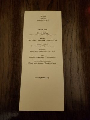 Menu photo 5 Luthun New York, NY