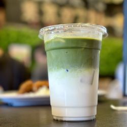 Tokyo Katsu Curry - Matcha Latte (free with Yelp check-in!)