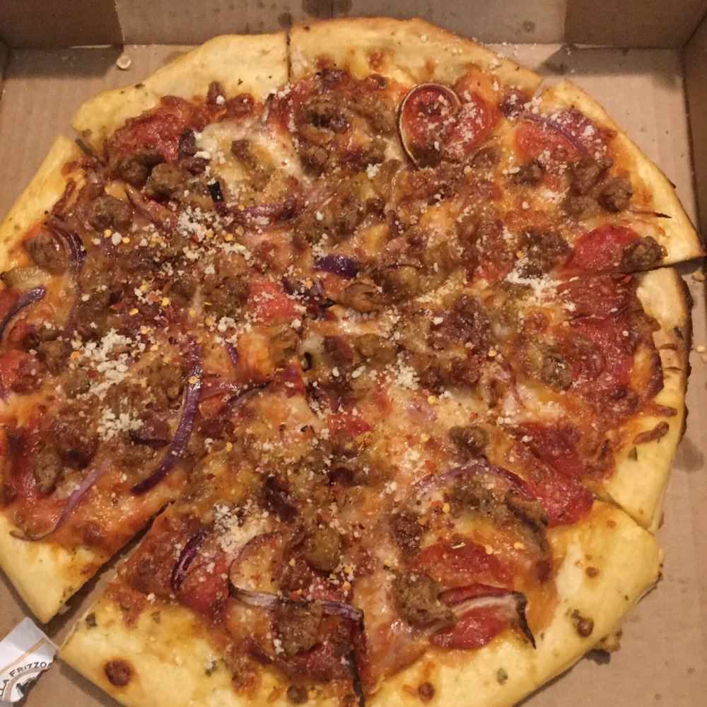 M J’s Hideaway - Pepperoni, sausage, bacon and red onion mmmmmmm - Pizza Near Me - Show Low, Arizona M J’s Hideaway - Pepperoni, sausage, bacon and red onion mmmmmmm - Pizza Near Me - Show Low, Arizona