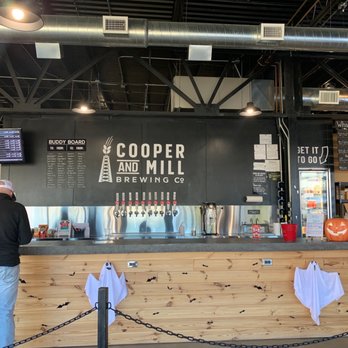 Cooper & Mill Brewing - Bar Area - Breweries Near Me - Bartlesville, Oklahoma