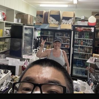 Waikane Store - Owner and me in Background - Japanese Near Me - Kaneohe, Hawaii