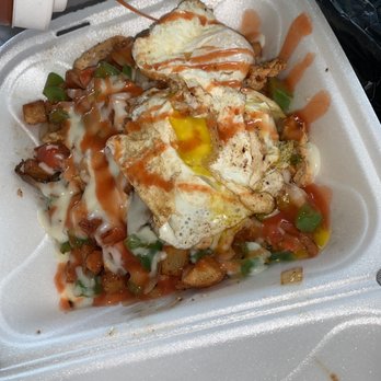 Heber's Cuban Café - Hebers sarten or steak and chicken scramble - Cuban Near Me - Apopka, Florida Heber's Cuban Café - Hebers sarten or steak and chicken scramble - Cuban Near Me - Apopka, Florida