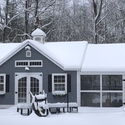 A Pineo Construction - 2019 Pretty scene of first snow fall