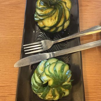 Dough Zone Dumpling House - Midtown - Sweet & Sour Cucumber 甜辣小黄瓜 - Noodles Near Me - Houston, Texas Dough Zone Dumpling House - Midtown - Sweet & Sour Cucumber 甜辣小黄瓜 - Noodles Near Me - Houston, Texas