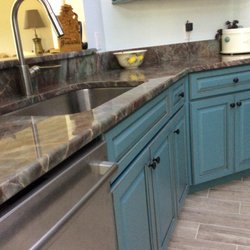 Diversified Kitchens - Looking towards door and showing pass through.