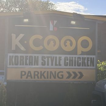K-Coop Chicken - Entrance sign - Korean Near Me - Morton Grove, Illinois