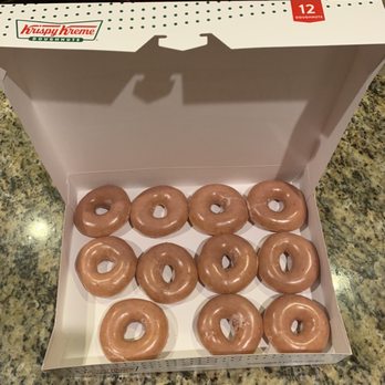 Krispy Kreme - Dozen strawberry glazed - Donuts Near Me - San Antonio, Texas