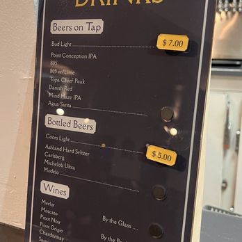 Viking Tower Pizza - Bar menu - Pizza Near Me - Solvang, California