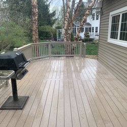 Premier Fence & Decks - Rebuilt deck with built-in grill.