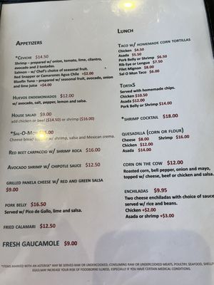 Menu photo 8 Sal-o-Mon New Braunfels, TX