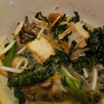 True Food Kitchen - Winter Immunity  bowl lions mane mushrooms, farro,kuza,and hemp seeds in a garlic broth - New American Near Me - Chicago, Illinois