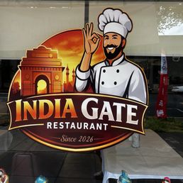 Exterior outside entrance of INDIA GATE CUISINE - Name of restaurant - Sacramento, California Exterior outside entrance of INDIA GATE CUISINE - Name of restaurant - Sacramento, California