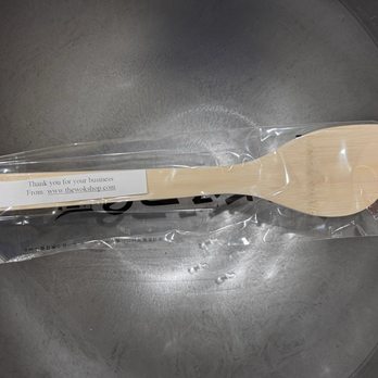 The Wok Shop - free spatula after i purchased a wok and a lid - Kitchen & Bath Near Me - San Francisco, California The Wok Shop - free spatula after i purchased a wok and a lid - Kitchen & Bath Near Me - San Francisco, California
