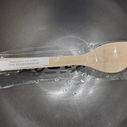 The Wok Shop - free spatula after i purchased a wok and a lid