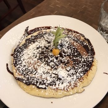 Jam Cafe - Double chocolate pancakes. A little too rich for me but my little sister was pleased. - Breakfast & Brunch Near Me - Victoria, British Columbia Jam Cafe - Double chocolate pancakes. A little too rich for me but my little sister was pleased. - Breakfast & Brunch Near Me - Victoria, British Columbia
