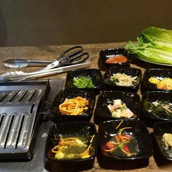 Ohgane - Nice set up! We didn't need most of the condiments but it was a great variety! - Korean Near Me - Concord, California Ohgane - Nice set up! We didn't need most of the condiments but it was a great variety! - Korean Near Me - Concord, California