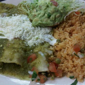Mexico 2000 Grocery - Enchiladas suizas (sorry already ate the beans and salsa fresca) - Convenience Stores Near Me - Brooklyn, New York