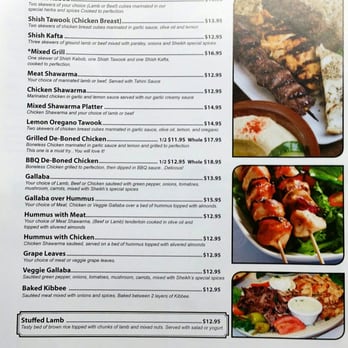 The Sheikh Restaurant - Middle Eastern Near Me - Canton, Michigan The Sheikh Restaurant - Middle Eastern Near Me - Canton, Michigan