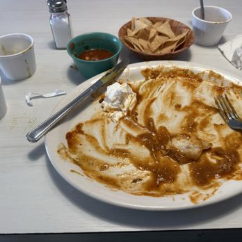 Pancho’s Kitchen - This was a Steak Picado Burrito! It was so yummy, I couldn't leave without eating the WHOLE thing. - Mexican Near Me - Highland, California