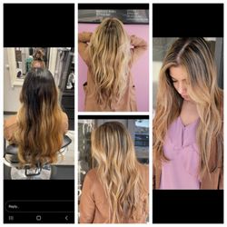 D'lux Hair Salon - Before and after
