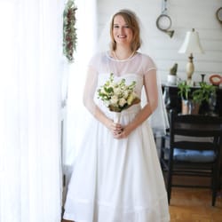 Diana's Couture & Bridal - Diana transformed my mom's handmade dress from the 80's into one a little more my style. Photo credit: Amanda Maglione Photography